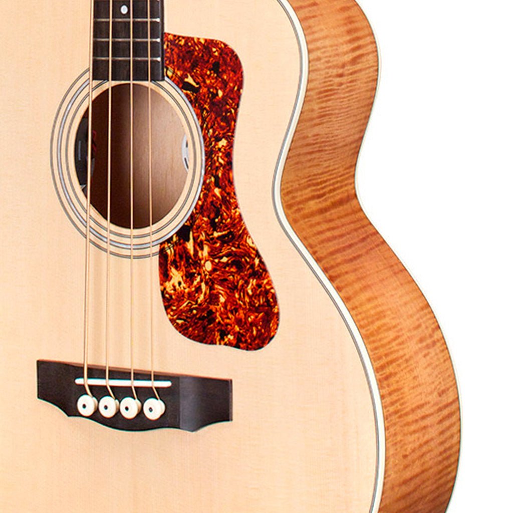 Guild Jumbo Junior Acoustic-Electric Bass Guitar w/Deluxe Gig Bag Bass Guitars Sky Music