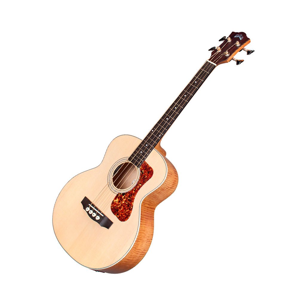 Guild Jumbo Junior Acoustic-Electric Bass Guitar w/Deluxe Gig Bag Bass Guitars Sky Music