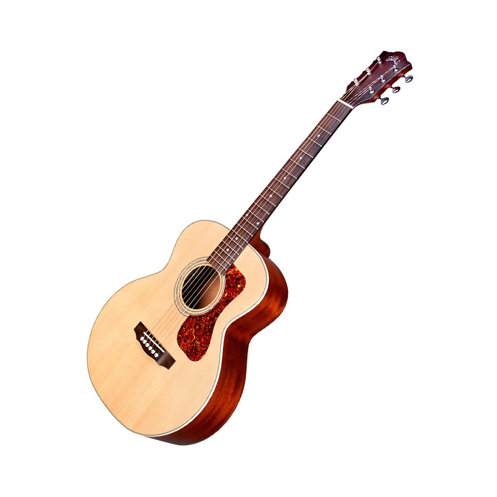 Guild Jumbo Junior Mahogany Acoustic-Electric Guitar w/Deluxe Gig Bag Acoustic Guitars Sky Music