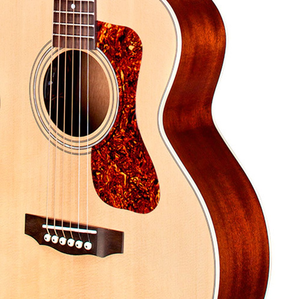 Guild Jumbo Junior Mahogany Acoustic-Electric Guitar w/Deluxe Gig Bag Acoustic Guitars Sky Music