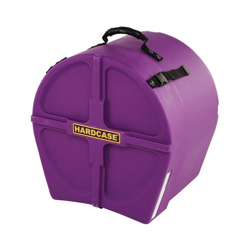Hardcase 14" Lined Floor Tom Case - Purple Drum Bags &amp; Cases Sky Music