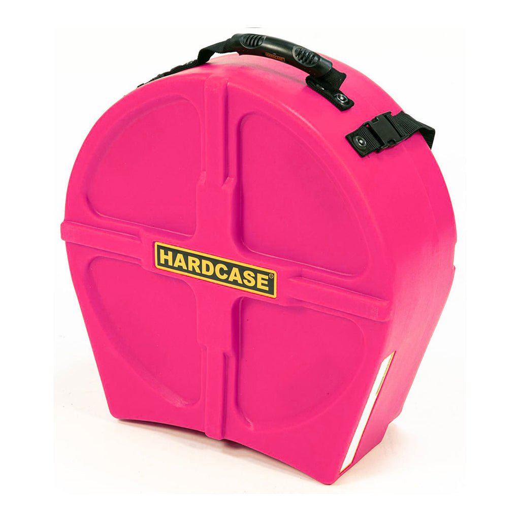 Hardcase 14" Lined Snare Drum Case - Pink Drum Bags &amp; Cases Sky Music
