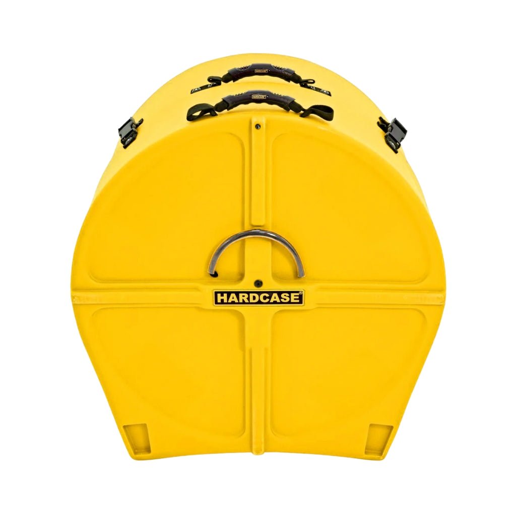 Hardcase HNL22B-Y Fully Lined Bass Drum Case - Yellow, 22 inch Drum Bags & Cases Sky Music