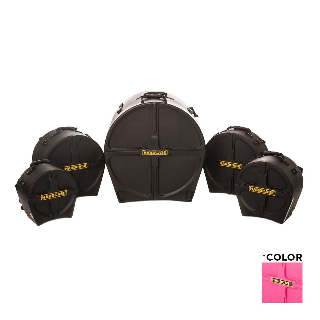 Hardcase Lined Pink Set - 10, 12, 16, 22 + 14s Drum Bags & Cases Sky Music