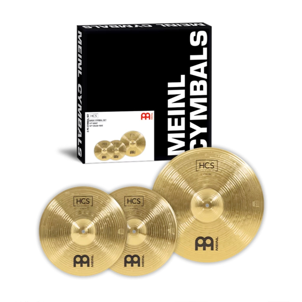Meinl - HCS 14" Hi Hats, 18" Crash-Ride - Cymbal Pack