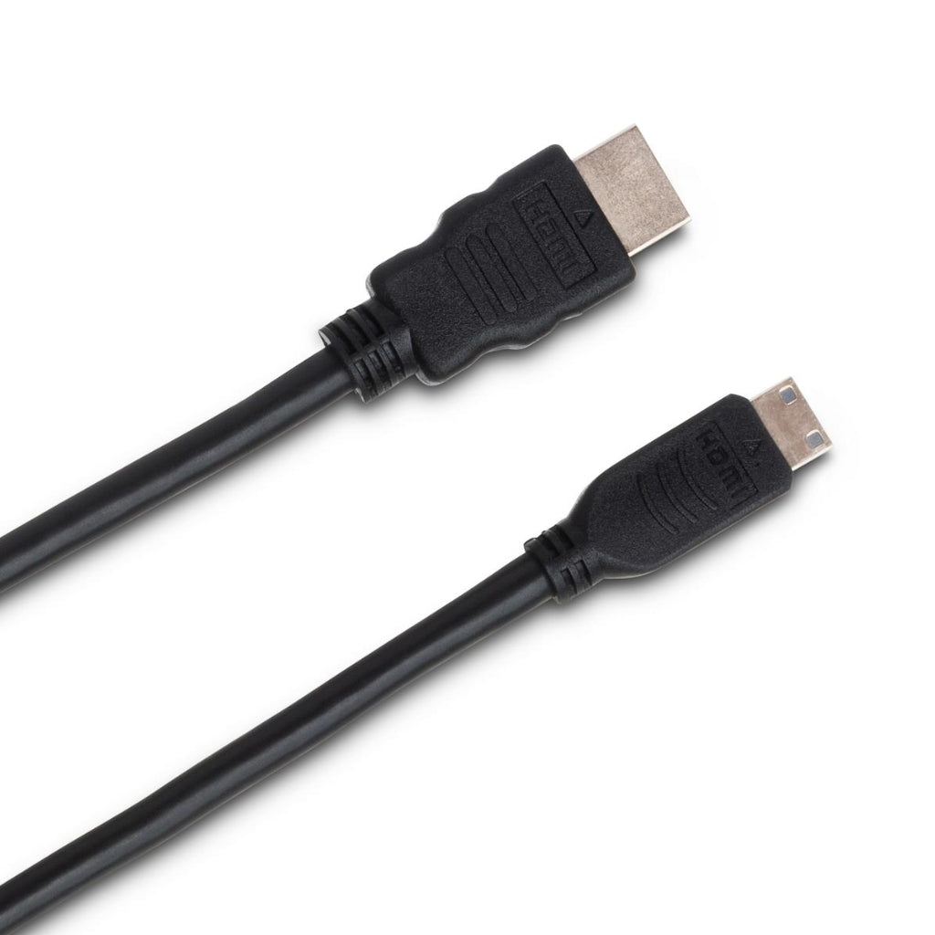 Hosa Technology - HDMI to HDMI Mini - High Speed HDMI Cable with Ethernet Cable 10ft