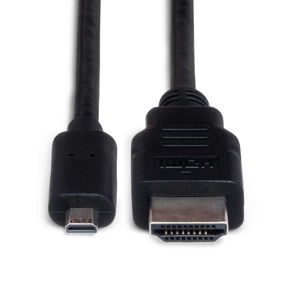 Hosa Technology - HDMI to HDMI Micro - High Speed HDMI Cable with Ethernet 6ft