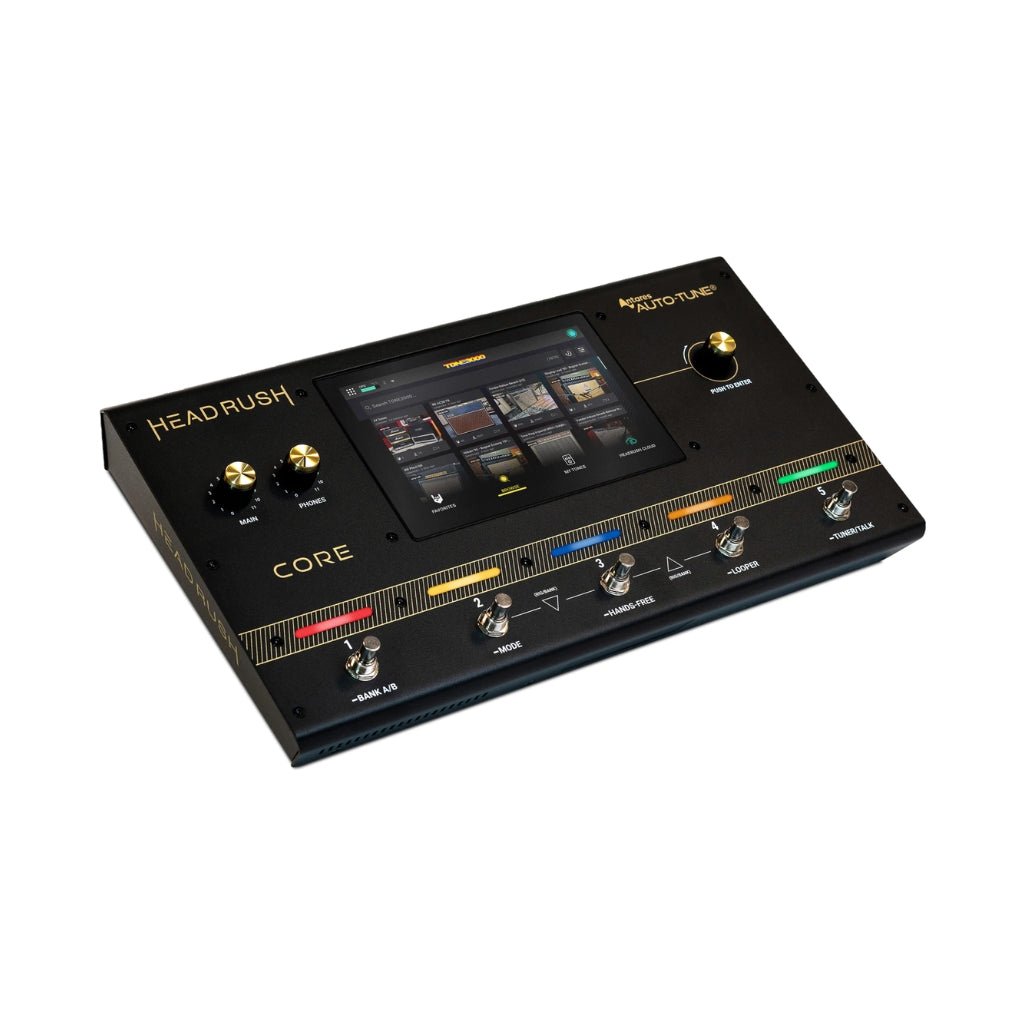 Headrush Core Guitar Multi-effect/Amp Modeler/Vocal Processor Unit Effects Pedals Sky Music