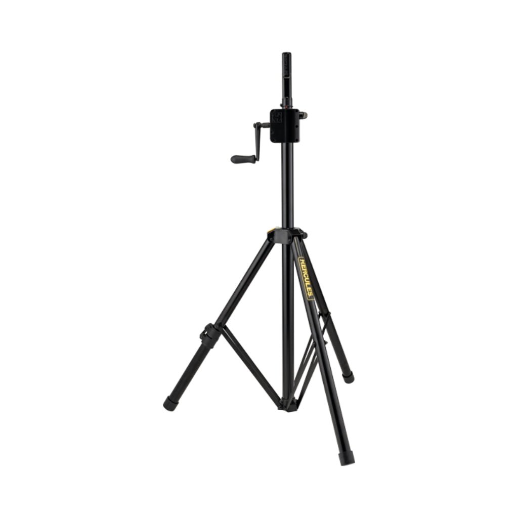 Hercules SS710B PLUS Speaker Stand w/Crank System and Leveling Leg Studio Accessories Sky Music