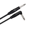 Hosa Technology - REAN Straight to Right-Angle - Pro Guitar Cable 5ft
