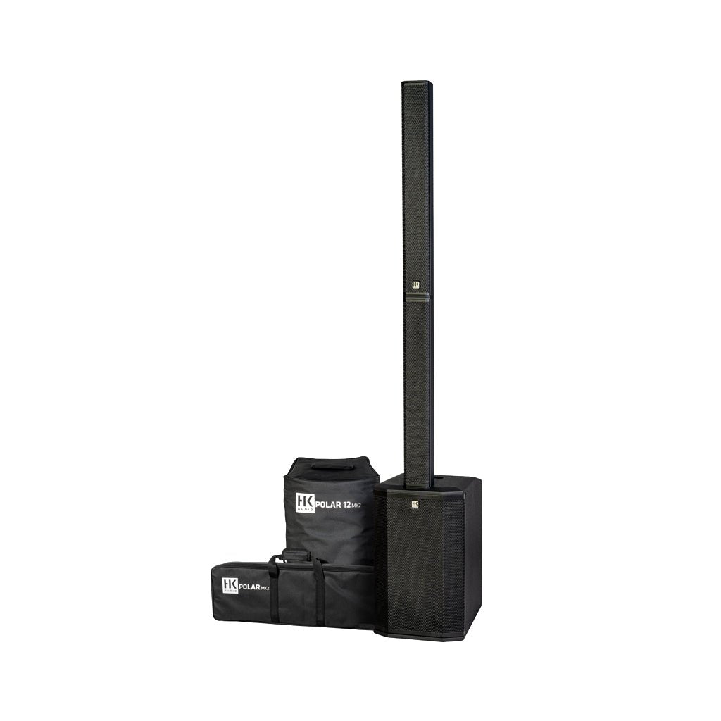 HK Audio Polar 12 MK2 Black Column PA System Pro Audio Sky Music