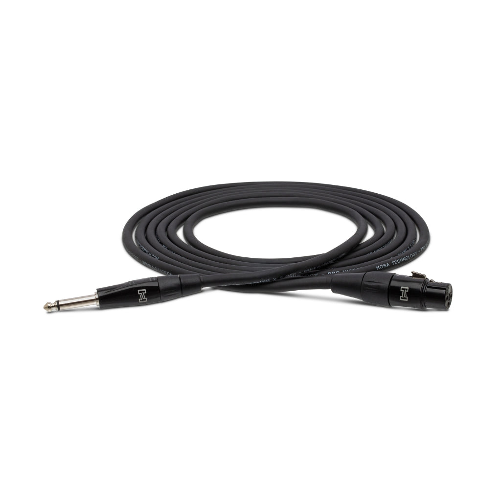 Hosa Technology - REAN Hi-Z Female XLR3F to Male 1/4'' - Microphone Cable 10ft