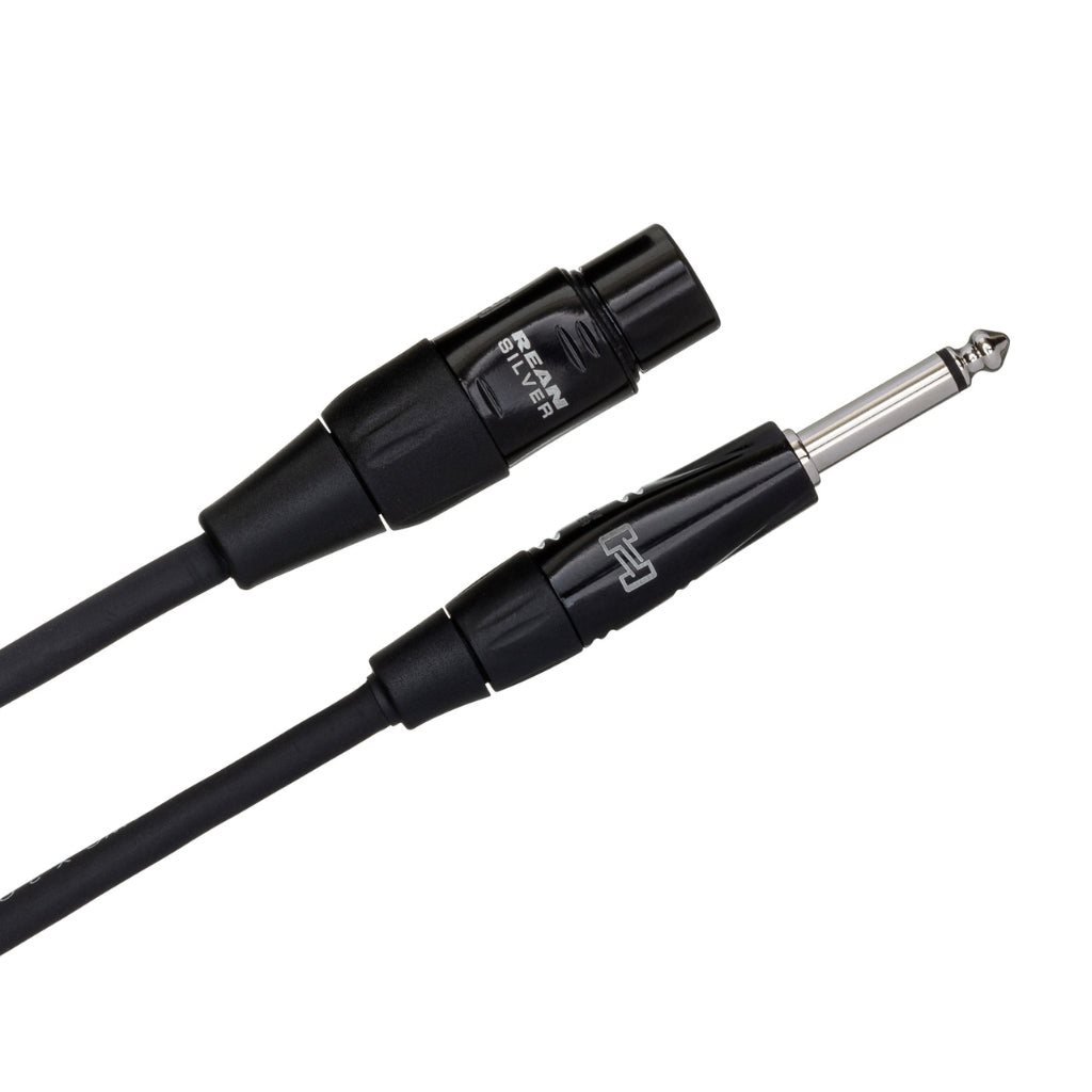 Hosa Technology - REAN Hi-Z Female XLR3F to Male 1/4'' - Microphone Cable 10ft