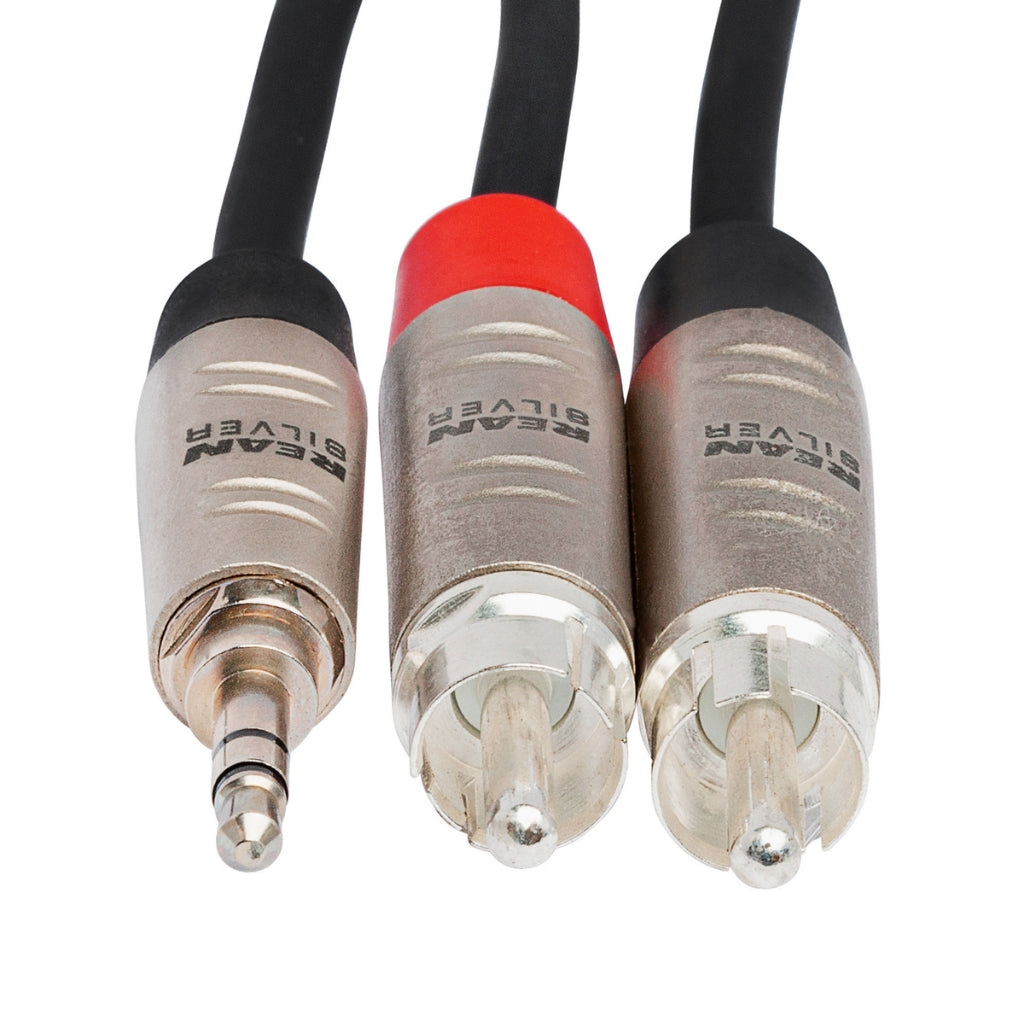 Hosa Technology - REAN 3.5 mm TRS to Dual RCA - Pro Stereo Breakout Cable 6ft