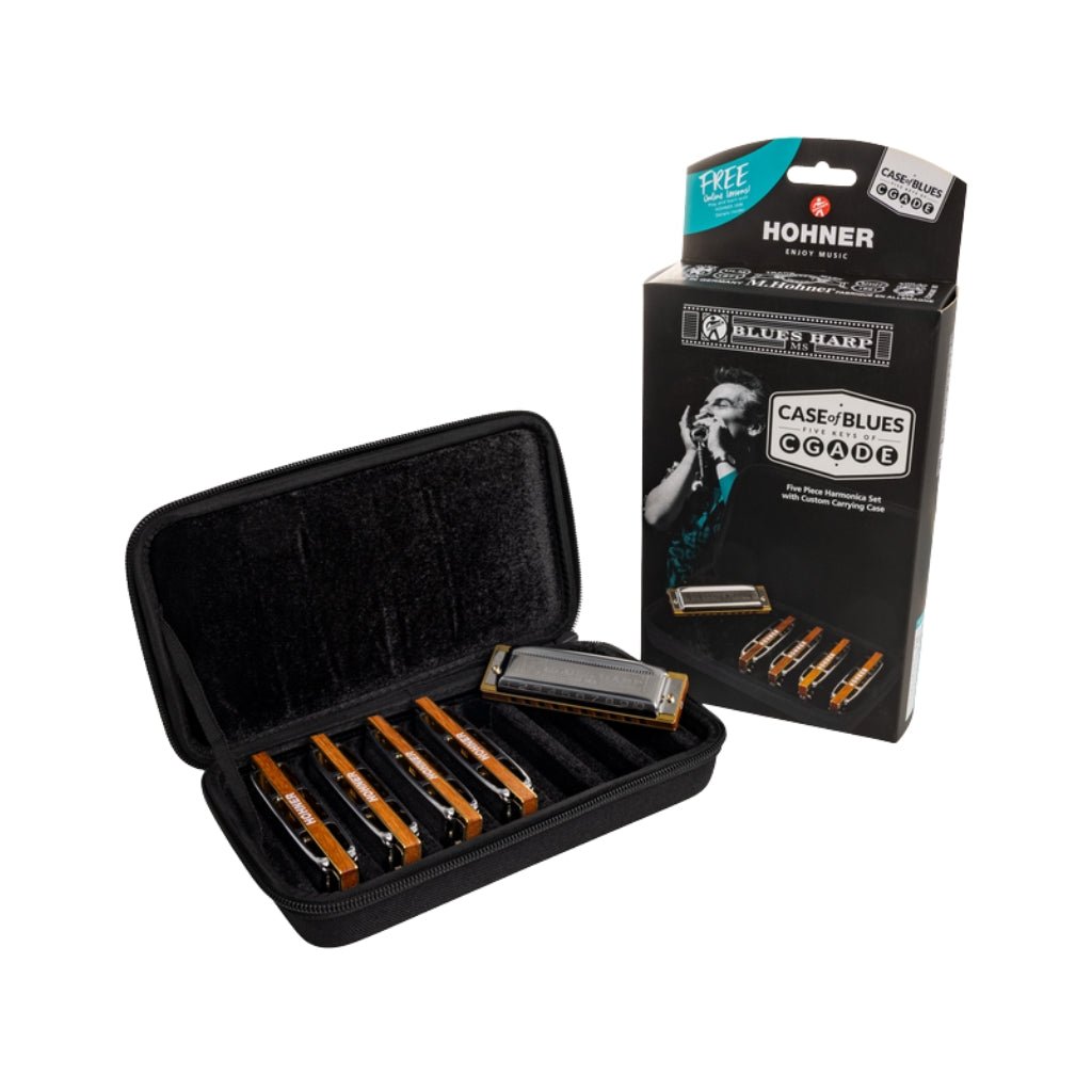 Hohner Blues Harp 5-Pack Harmonica - C D E G A Major Harmonicas Sky Music