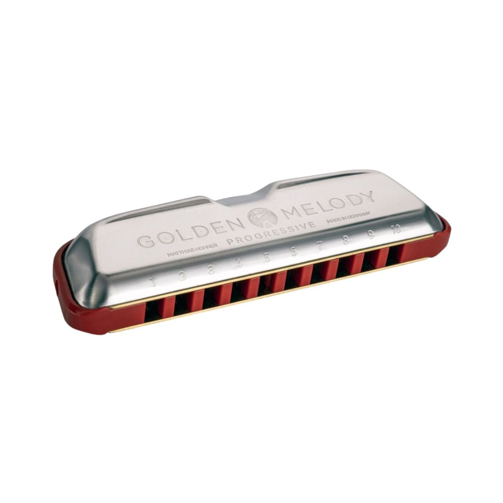 Hohner Golden Melody Progressive Harmonica - F Major Harmonicas Sky Music