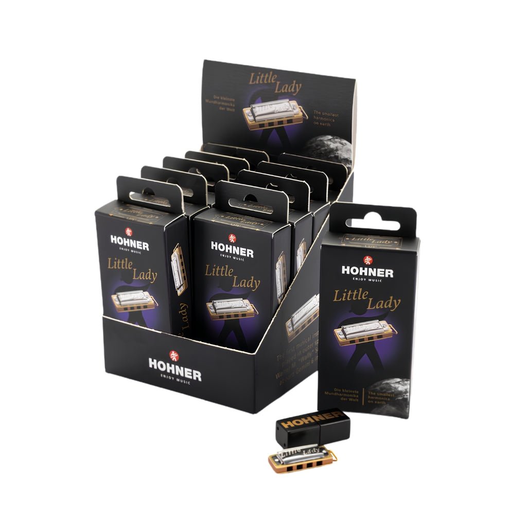 Hohner Little Lady In Display Harmonicas - 10pcs in a Box Harmonicas Sky Music