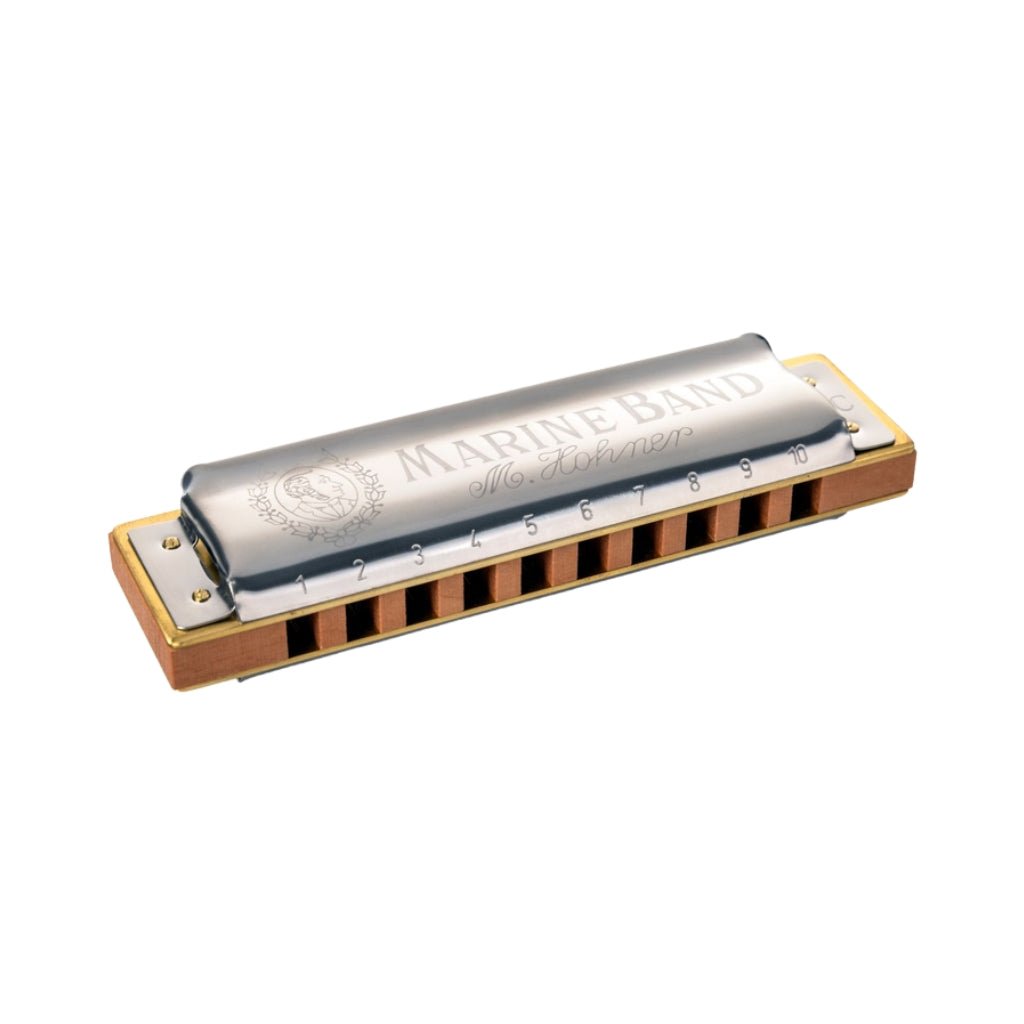 Hohner Marine Band 1896 Harmonica - E Flat Harmonic Minor Harmonicas Sky Music