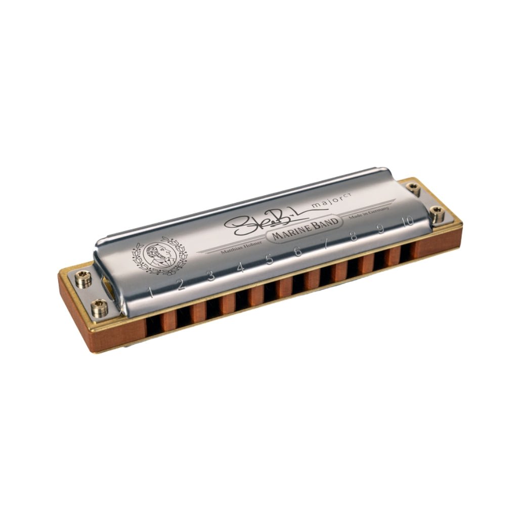 Hohner Marine Band Deluxe Harmonica - B Flat Major Harmonicas Sky Music