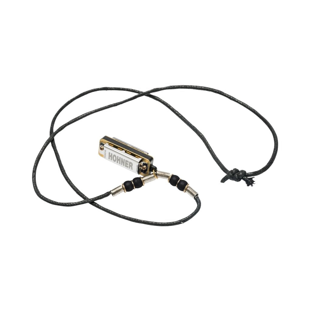 Hohner Mini Harmonica Necklace - Black Harmonicas Sky Music