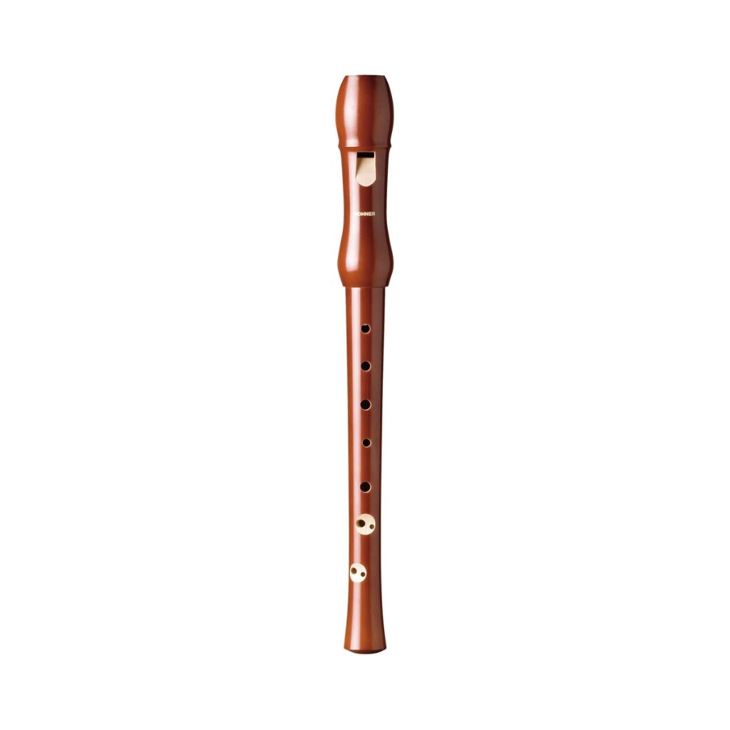 Hohner Musica Pearwood Lacquer Soprano 2-Piece Recorder - Baroque C Flutes Sky Music