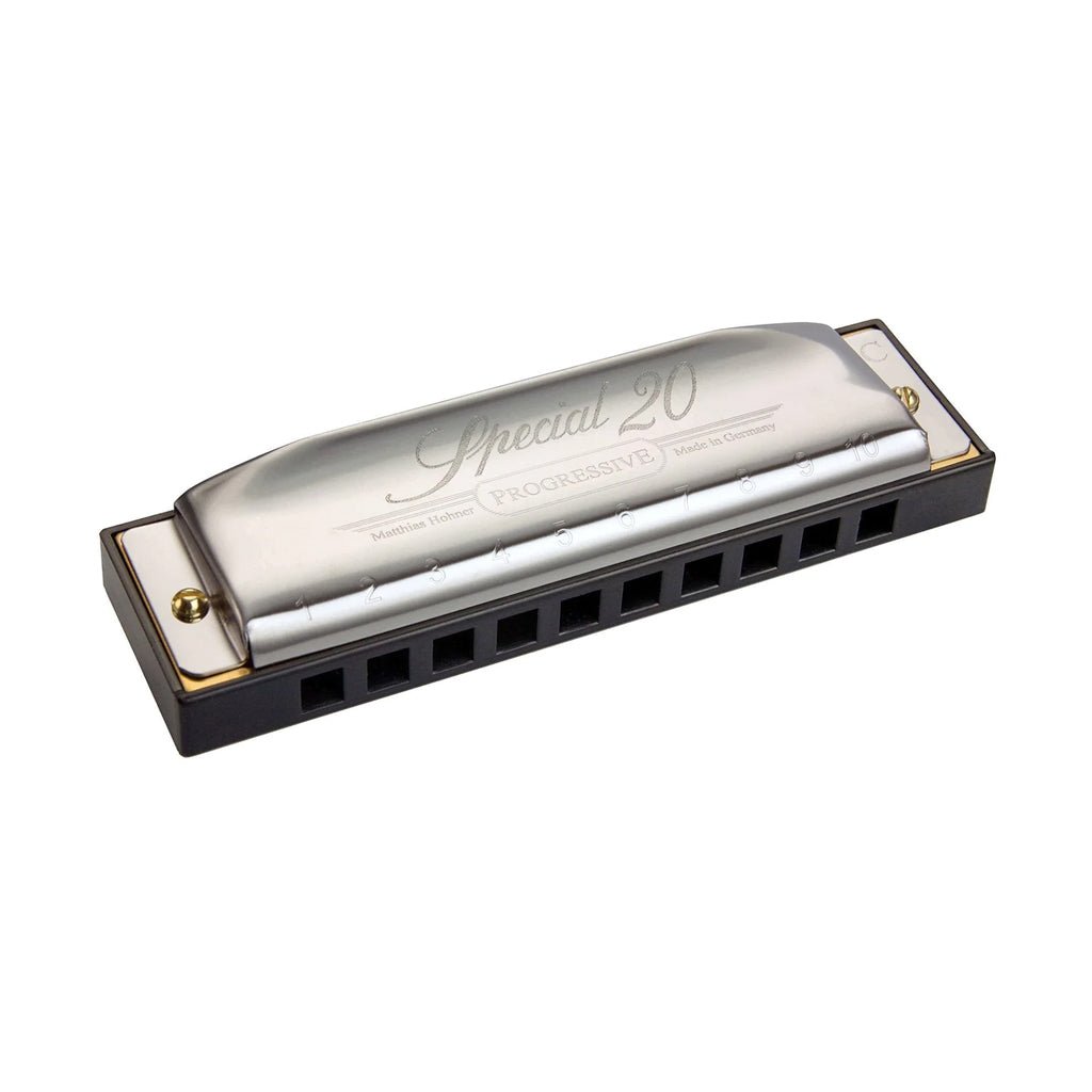 Hohner Progressive Series Special 20 10-Hole Diatonic Harmonica - D Harmonicas Sky Music