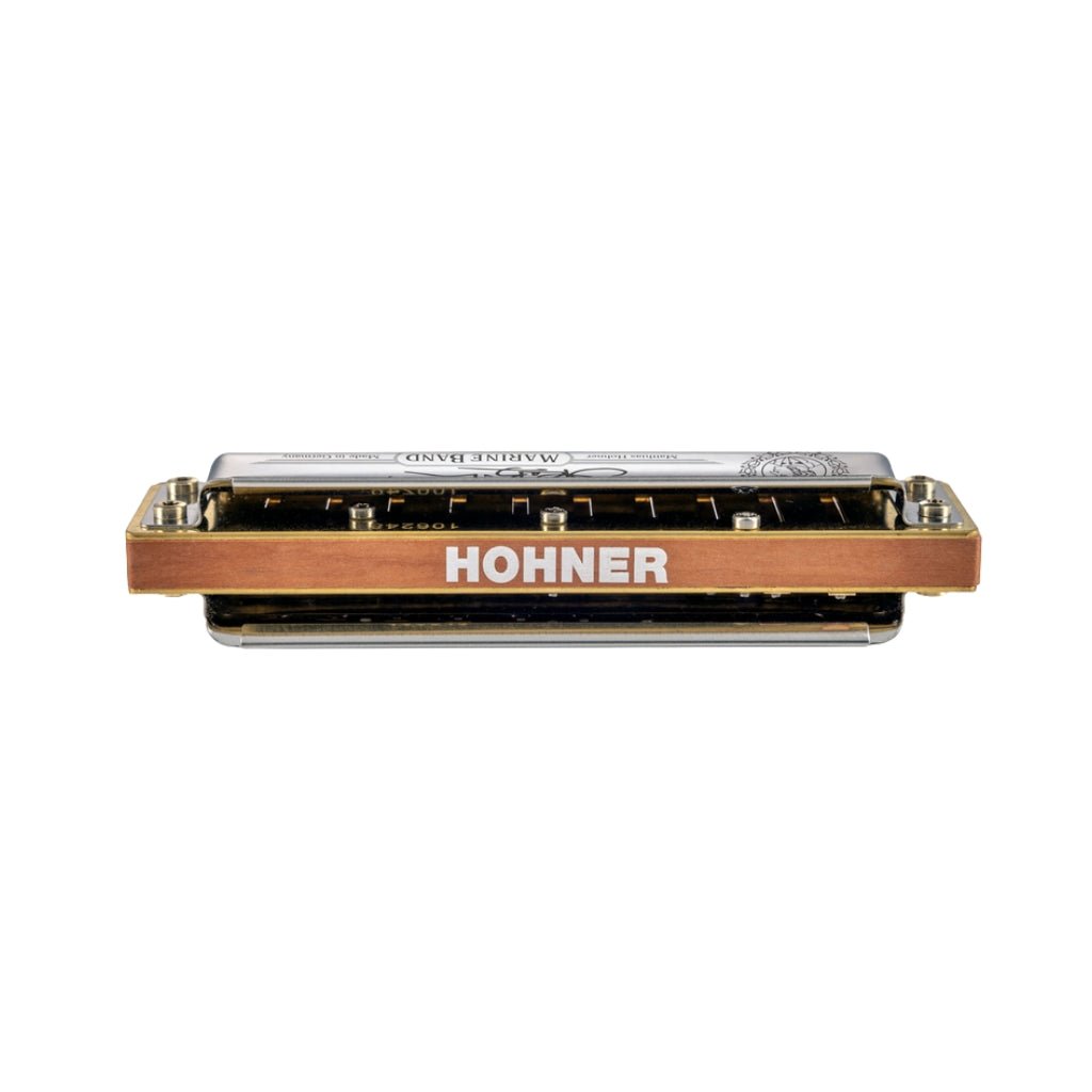 Hohner Steve Baker Signature Marine Band Harmonica - D-Natural Minor Harmonicas Sky Music
