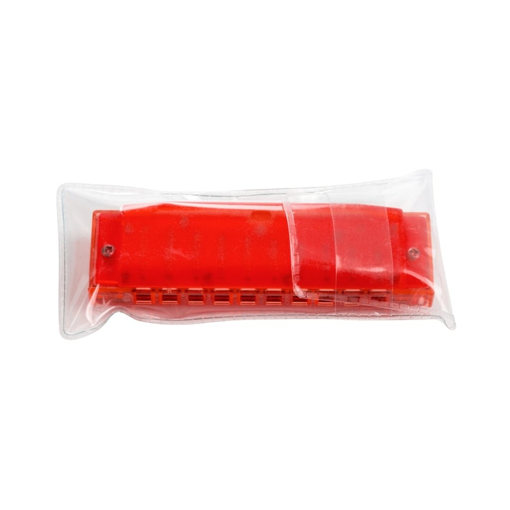 Hohner Translucent Harp Harmonica - C/Red Harmonicas Sky Music