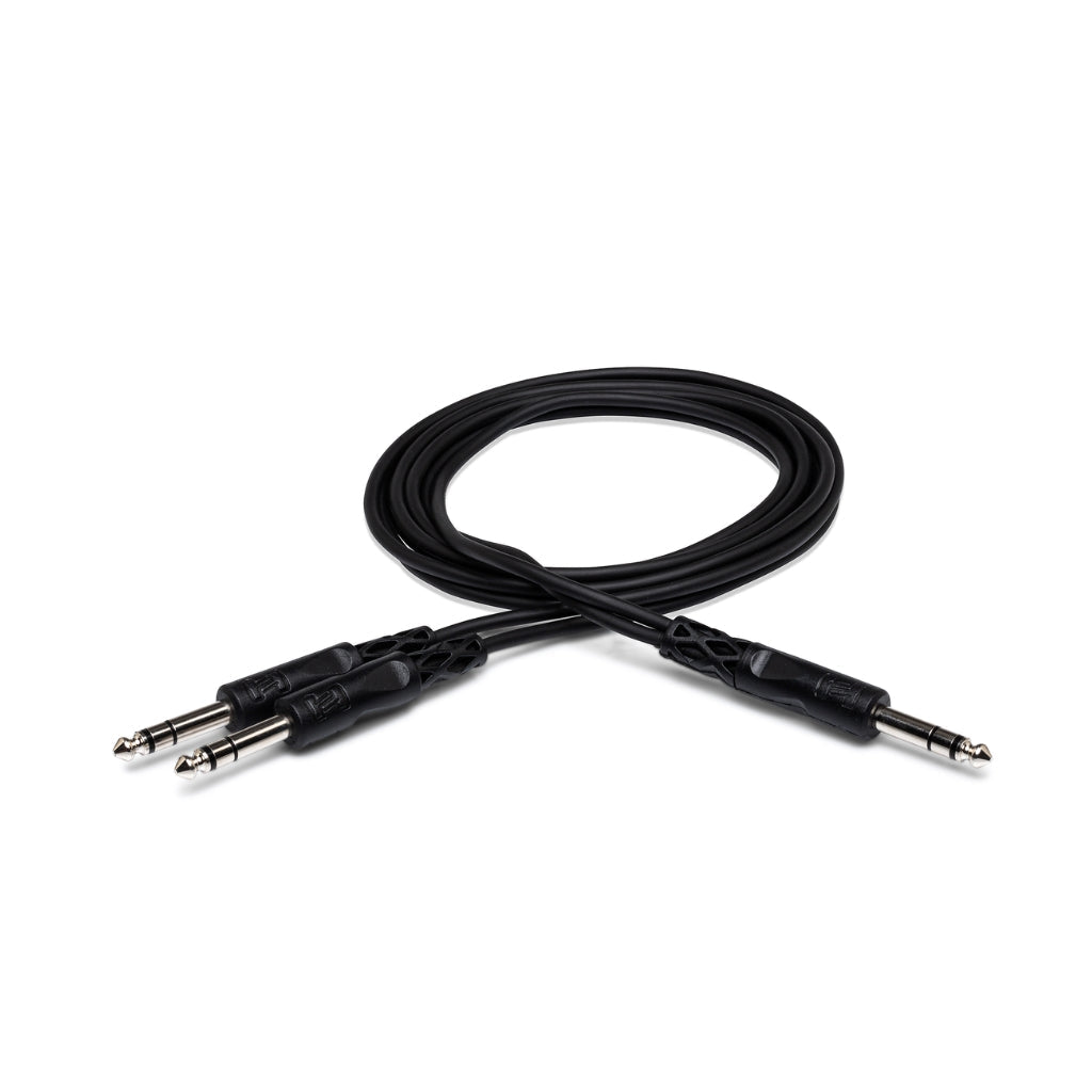 Hosa Technology 1/4 in TRS to Dual 1/4 in TRS Y Cable 3ft Cables Sky Music