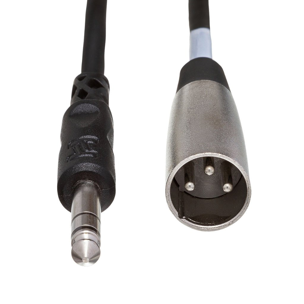 Hosa Technology 1/4 in TRS to XLR3M Balanced Interconnect Cable 3ft Cables Sky Music