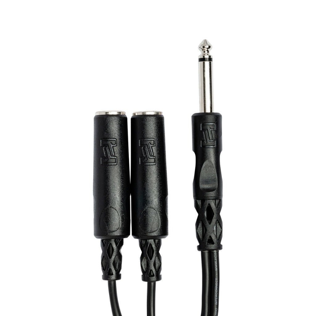 Hosa Technology 1/4 in TS to Dual 1/4 in TSF Y Cable Cables Sky Music