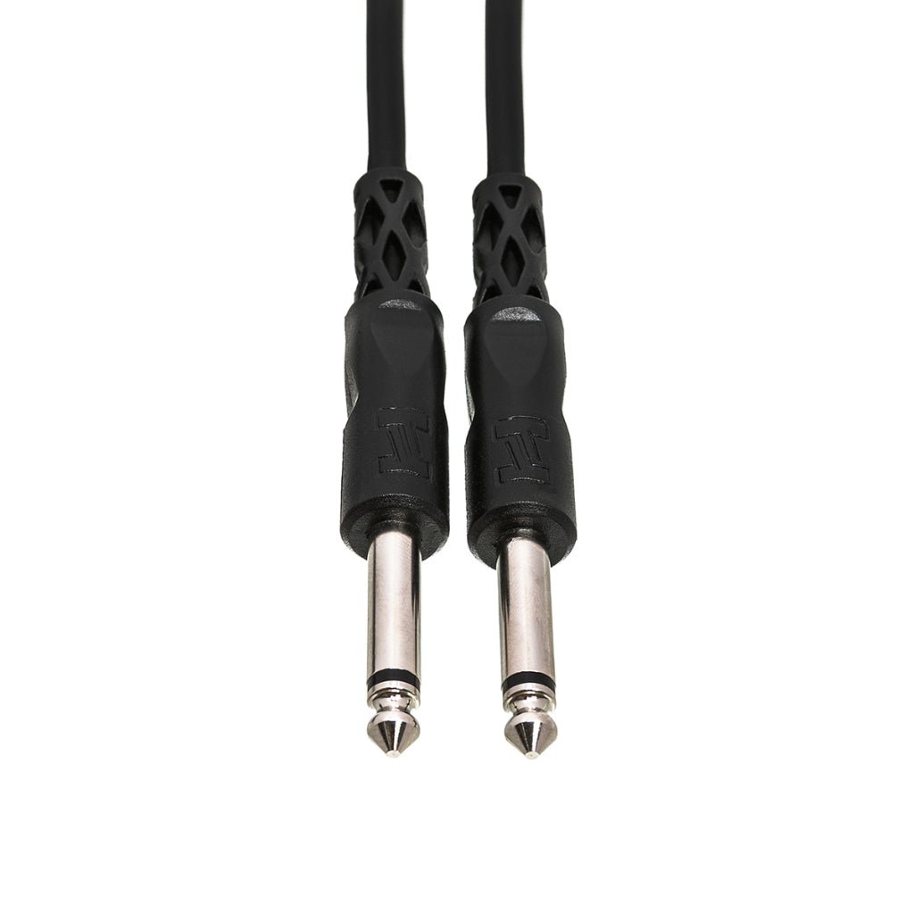 Hosa Technology 1/4 in TS to Same Unbalanced Interconnect Cable 15ft Cables Sky Music
