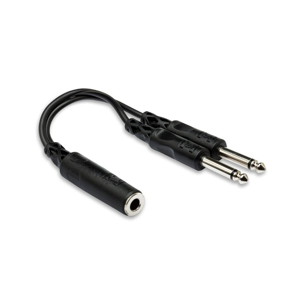 Hosa Technology 1/4 in TSF to Dual 1/4 in TS Y Cable Other Sky Music