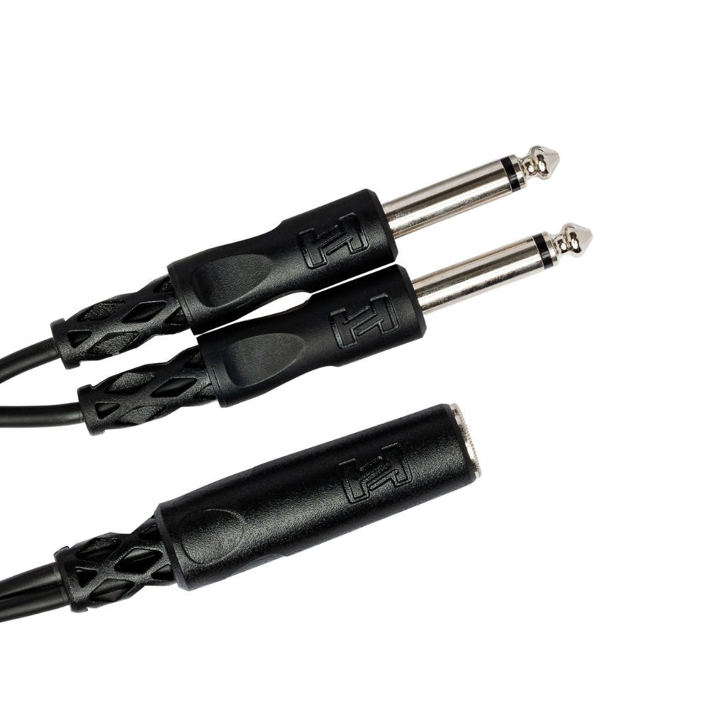Hosa Technology 1/4 in TSF to Dual 1/4 in TS Y Cable Other Sky Music