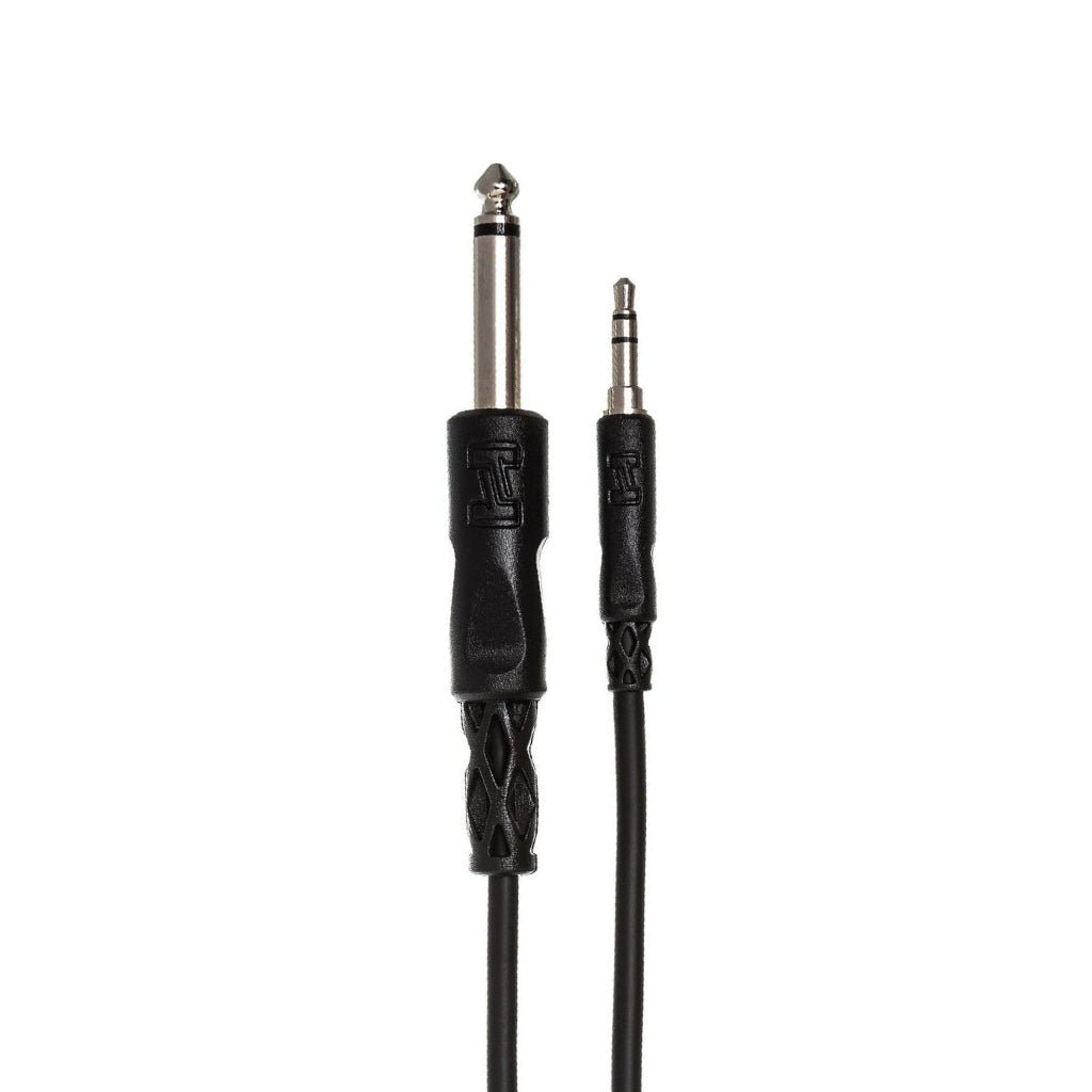 Hosa Technology 1/4" TS to 3.5mm TRS Mono Interconnect 3ft Cables Sky Music