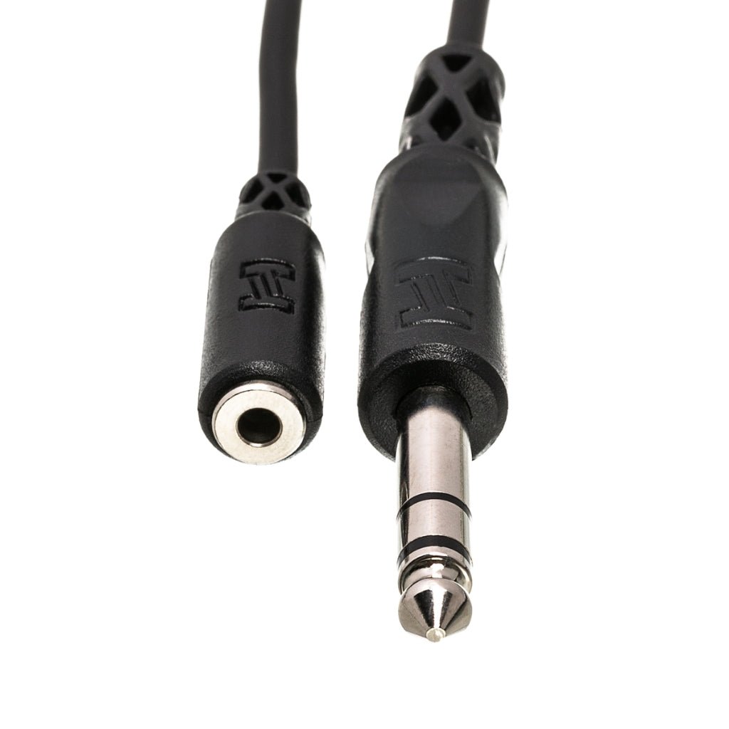 Hosa Technology 3.5 mm TRS to 1/4 in TRS Headphone Adaptor Cable 10ft Cables Sky Music