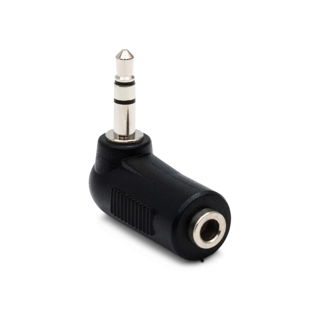 Hosa Technology 3.5 mm TRS to 3.5 mm TRS Right-Angle Adaptor Other Sky Music