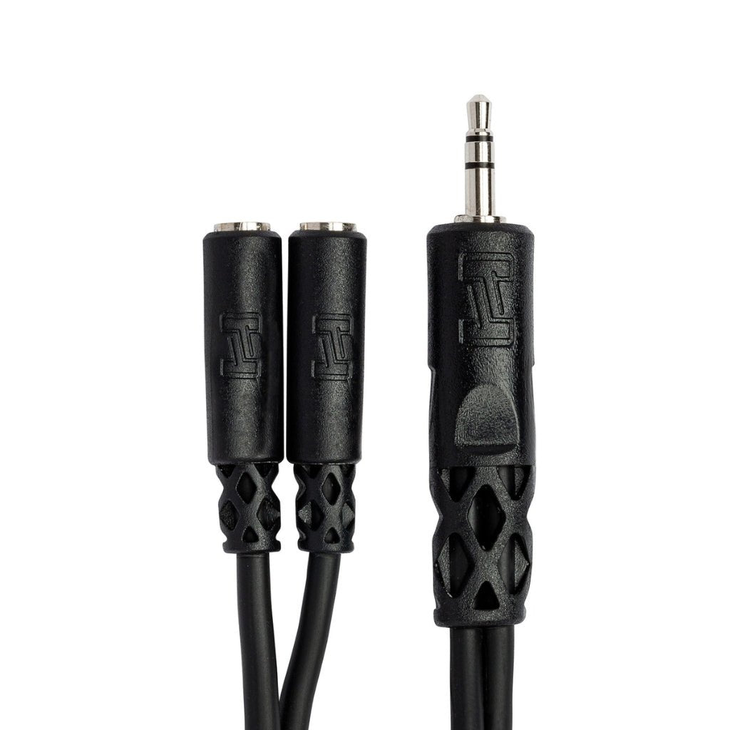 Hosa Technology 3.5 mm TRS to Dual 3.5 mm TRSF Y Cable Cables Sky Music