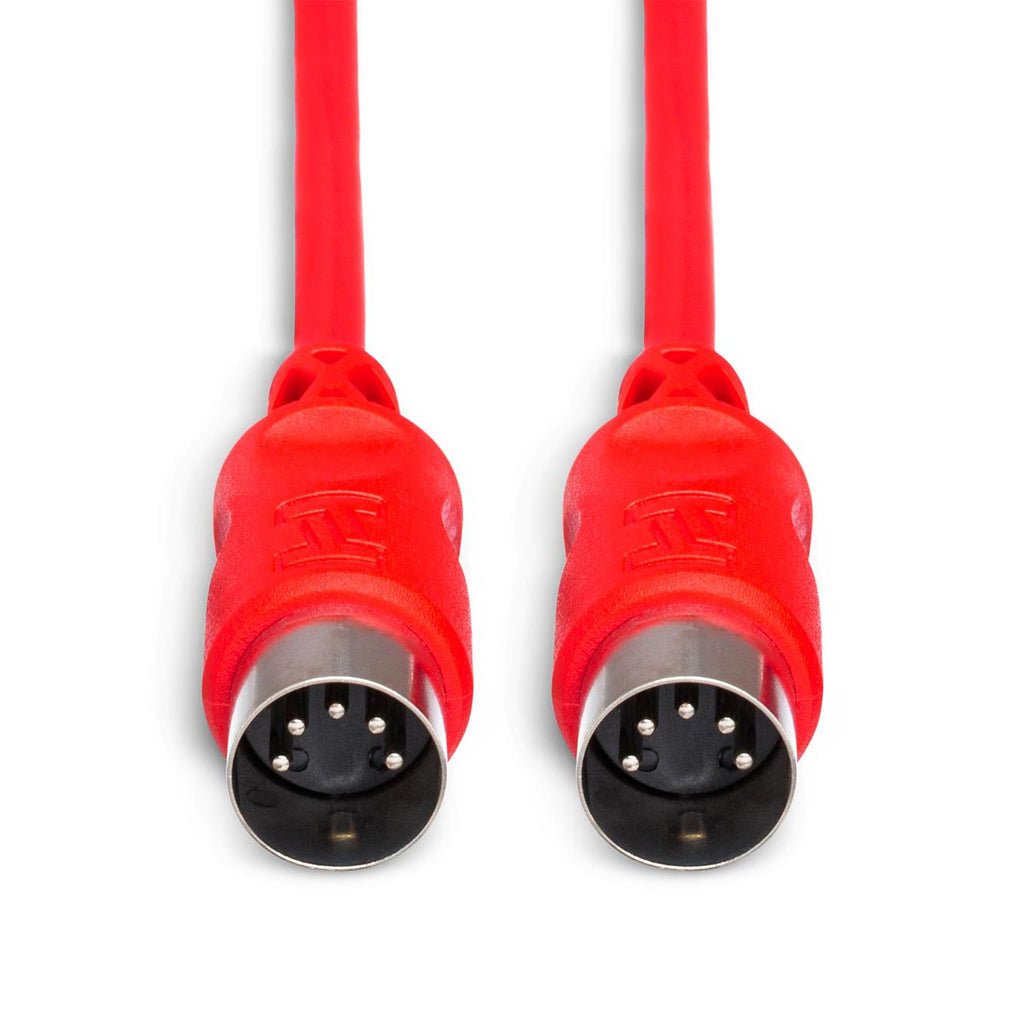 Hosa Technology 5-pin DIN to Same MIDI Cable 10ft Red Cables Sky Music