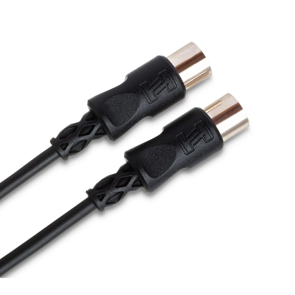 Hosa Technology 5-pin DIN to Same MIDI Cable 15ft, Black Audio Cables Sky Music
