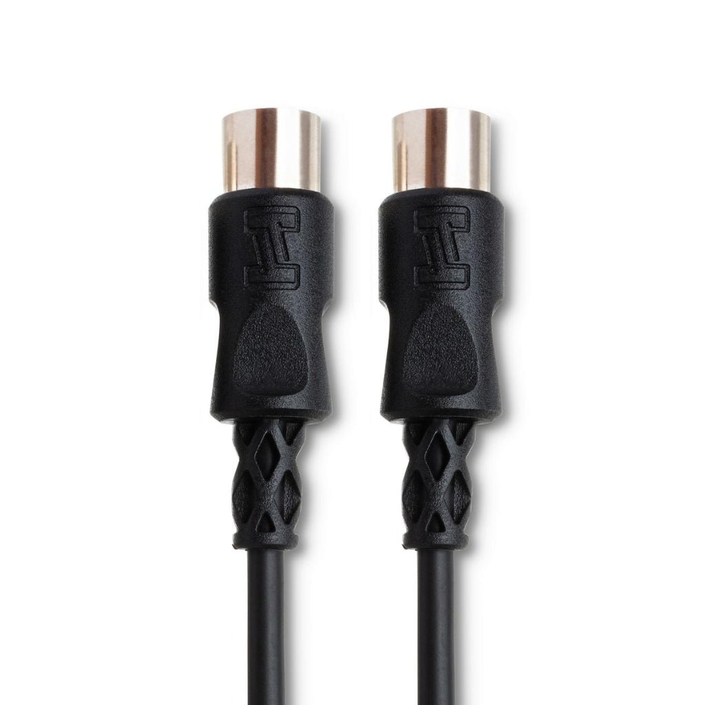 Hosa Technology 5-pin DIN to Same MIDI Cable Black 5ft Cables Sky Music