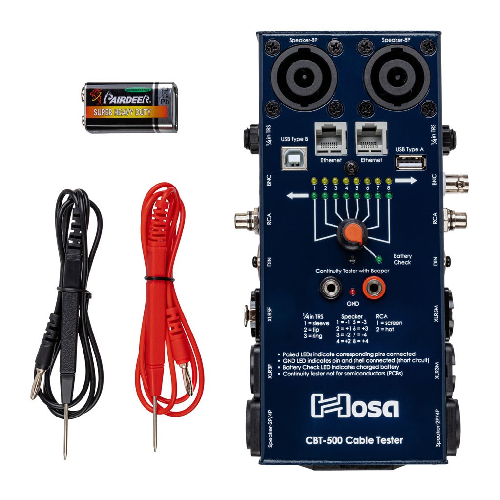 Hosa Technology Audio Cable Tester Other Sky Music