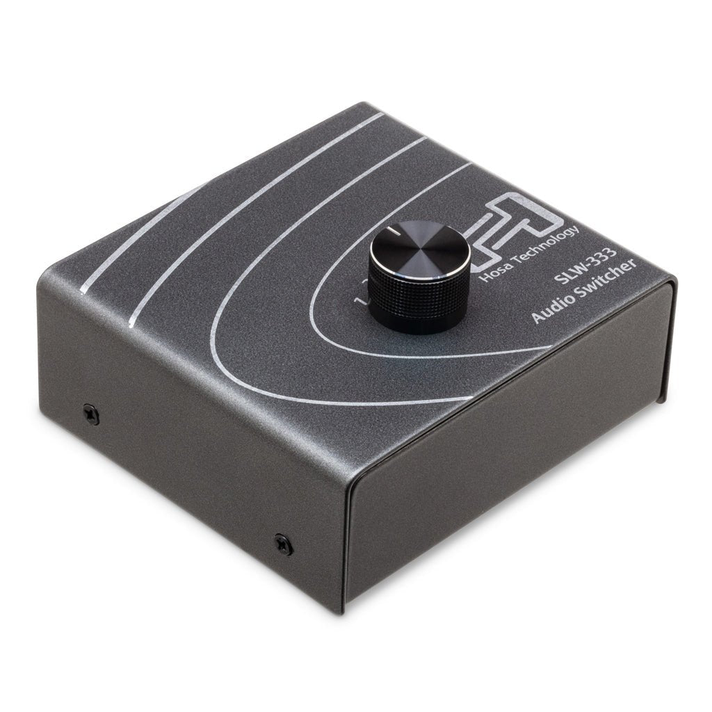 Hosa Technology Audio Switcher 3 In/Out Signal Processing Sky Music