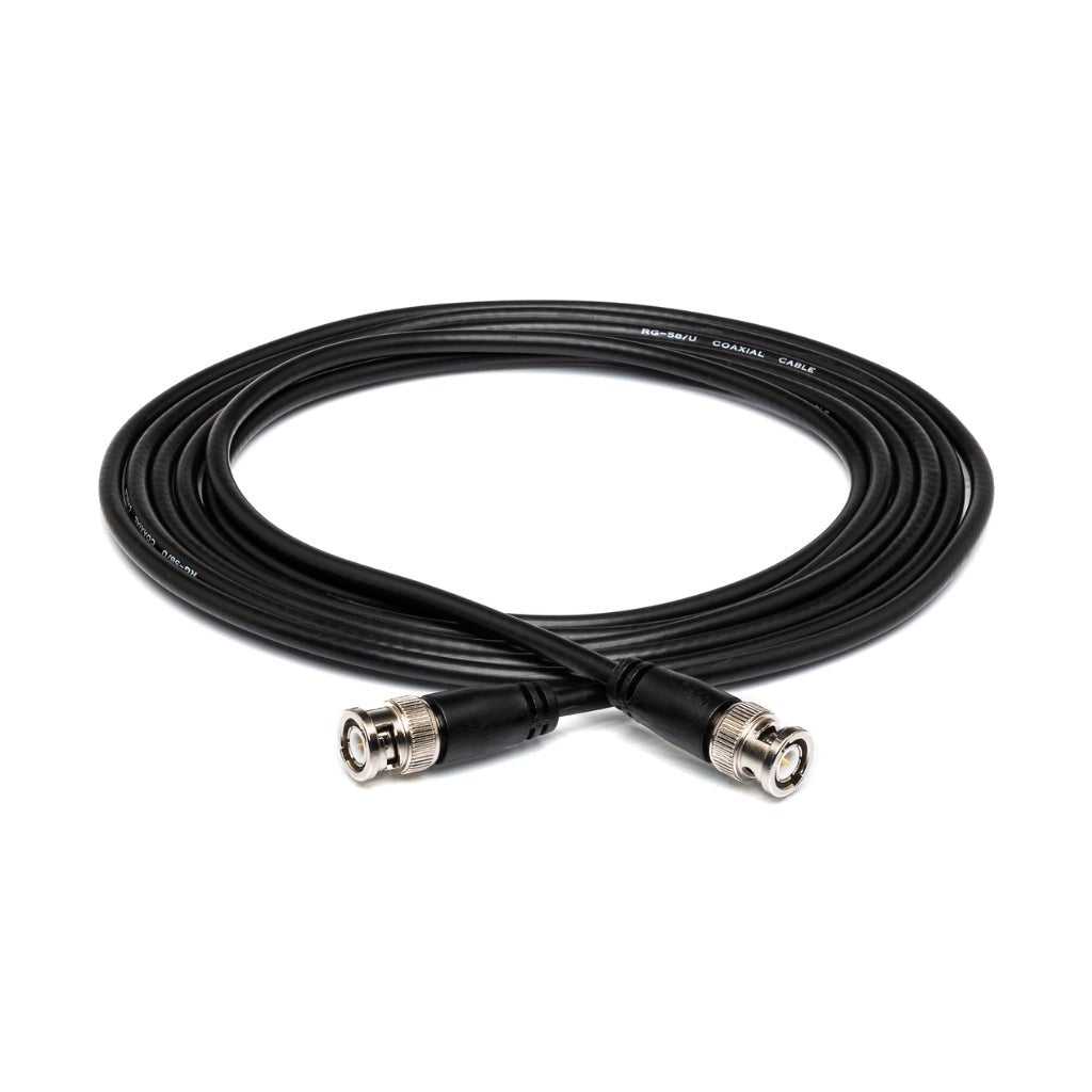 Hosa Technology BNC to BNC 50-ohm Coax Cable 1.5ft Cables Sky Music