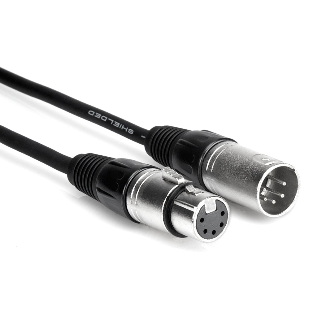 Hosa Technology DMX512 Cbl XLR5M-XLR5F 100Ft Cables Sky Music