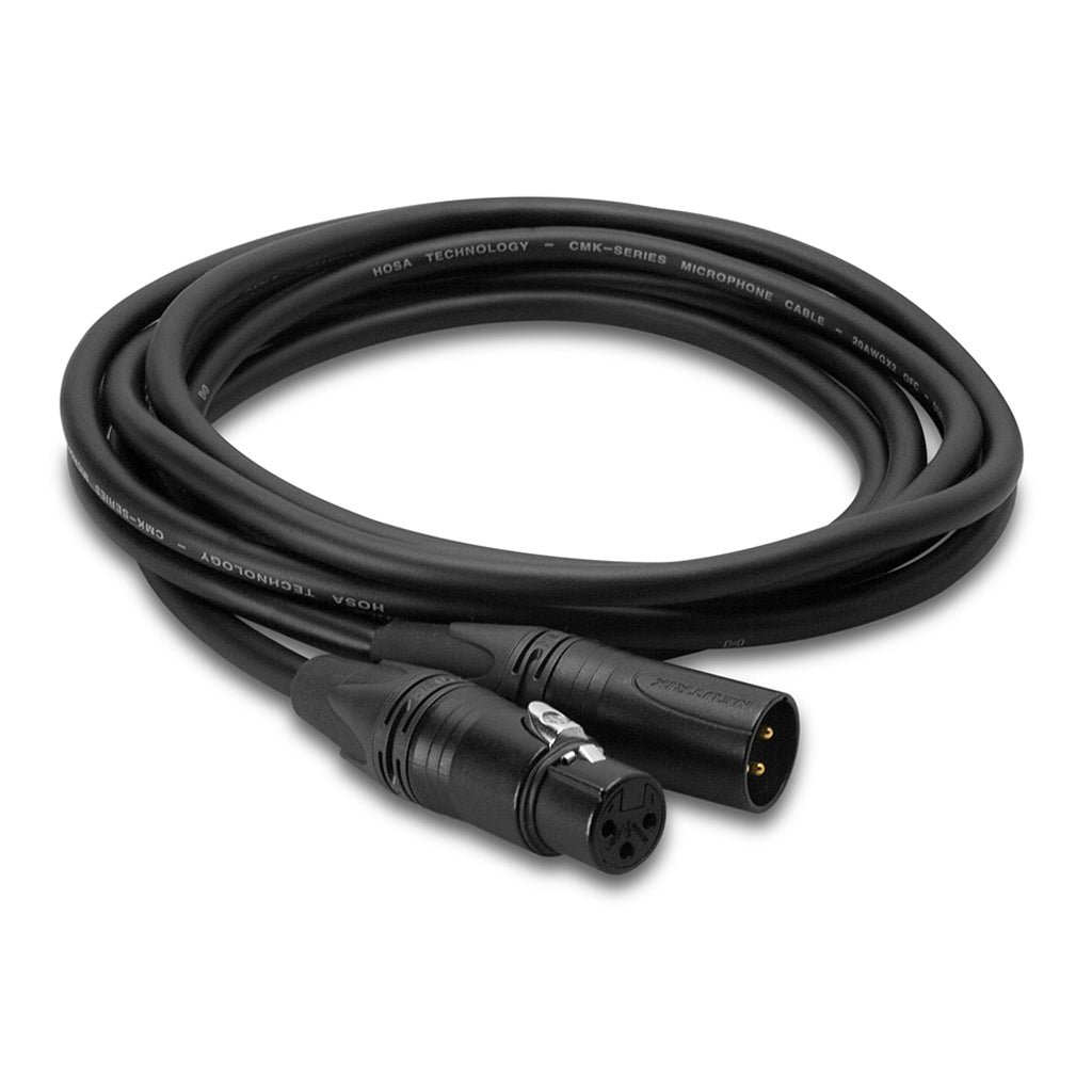 Hosa Technology Elite Mic Cable 3Ft Cables Sky Music
