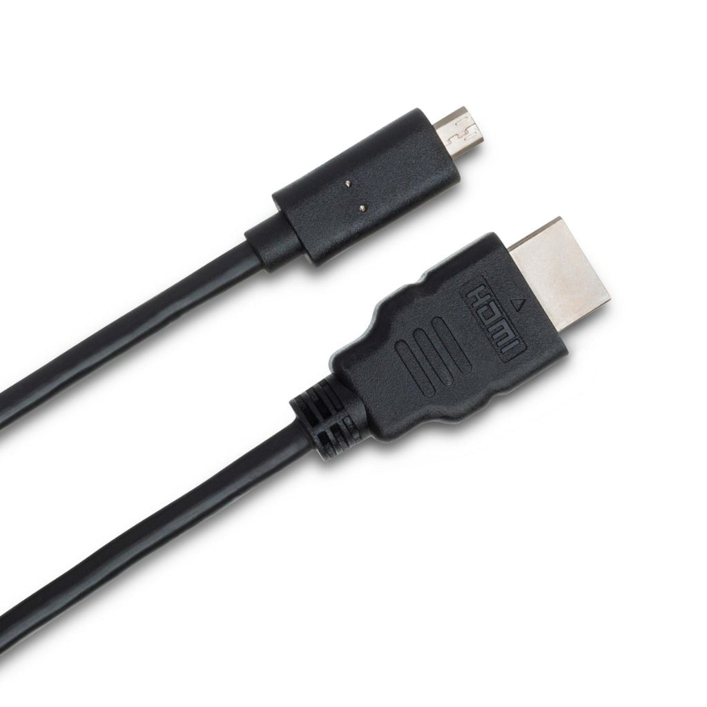 Hosa Technology HDMI to HDMI Micro High Speed HDMI Cable with Ethernet 6ft Cables Sky Music