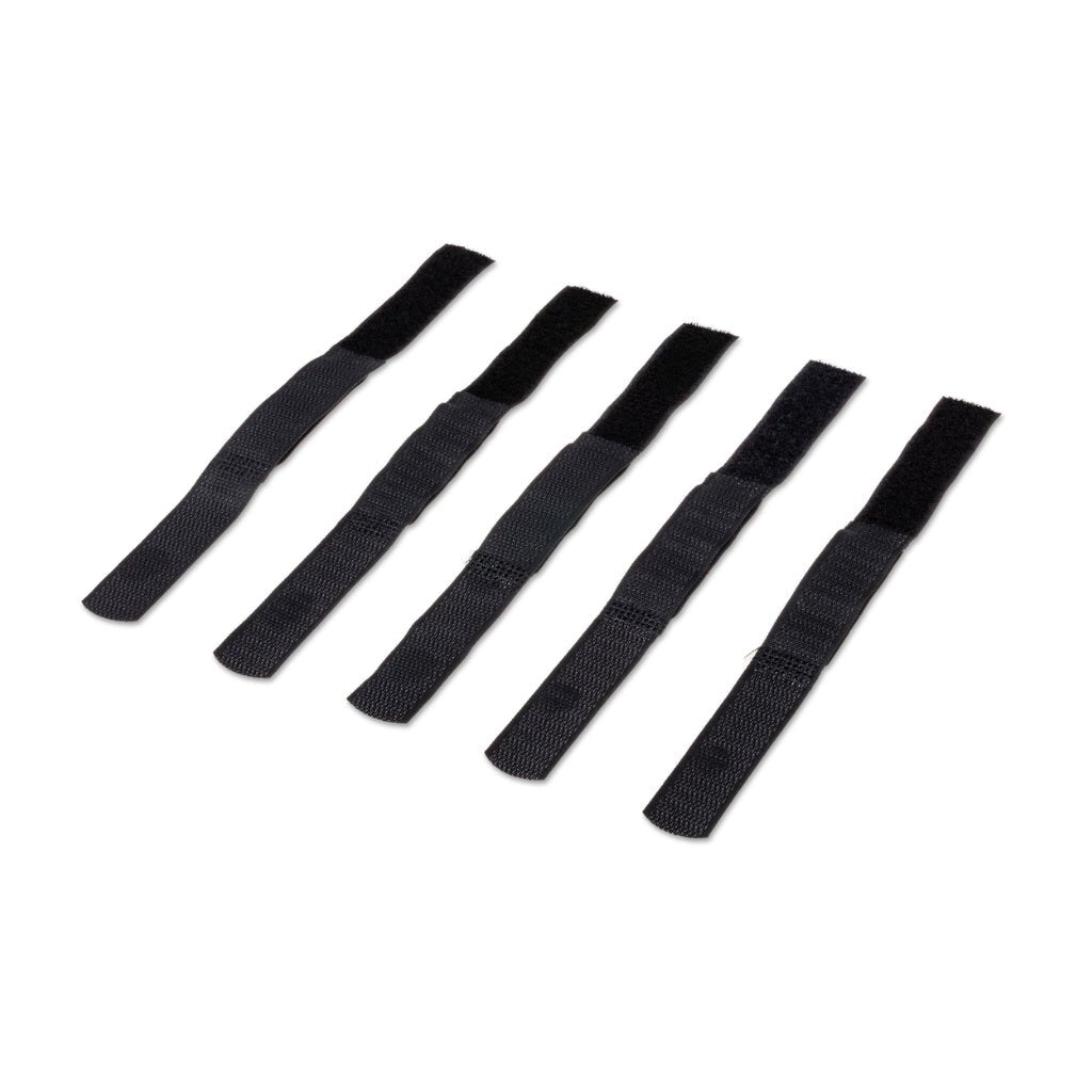 Hosa Technology Hook and Loop Cable Organizer with Center-Pass Gap, Black 0.75in x 8in Other Sky Music