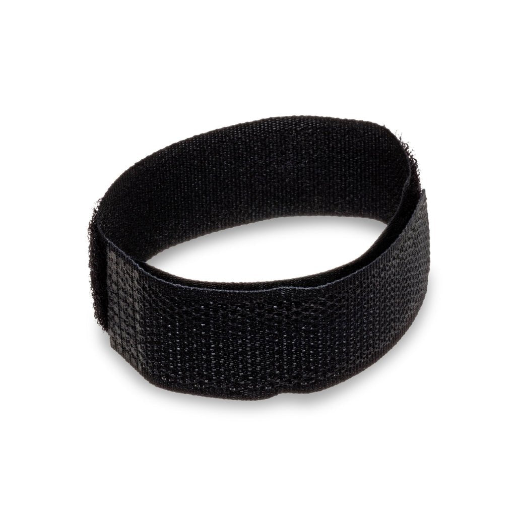 Hosa Technology Hook and Loop Cable Organizer with Center-Pass Gap, Black 0.75in x 8in Other Sky Music