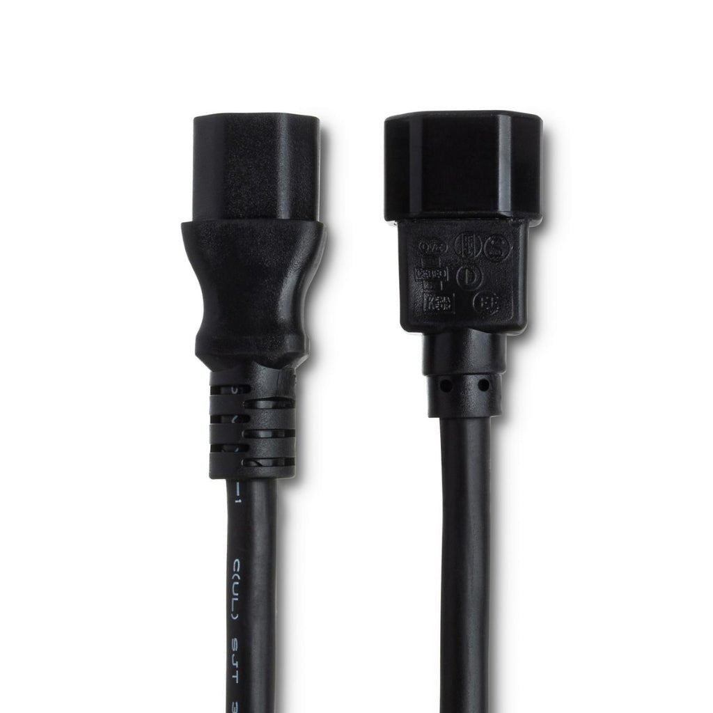 Hosa Technology IEC C14 to IEC C13 Power Extension Cord 3ft Power Sky Music